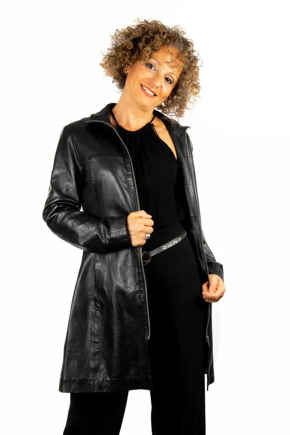 Levita de piel AMY