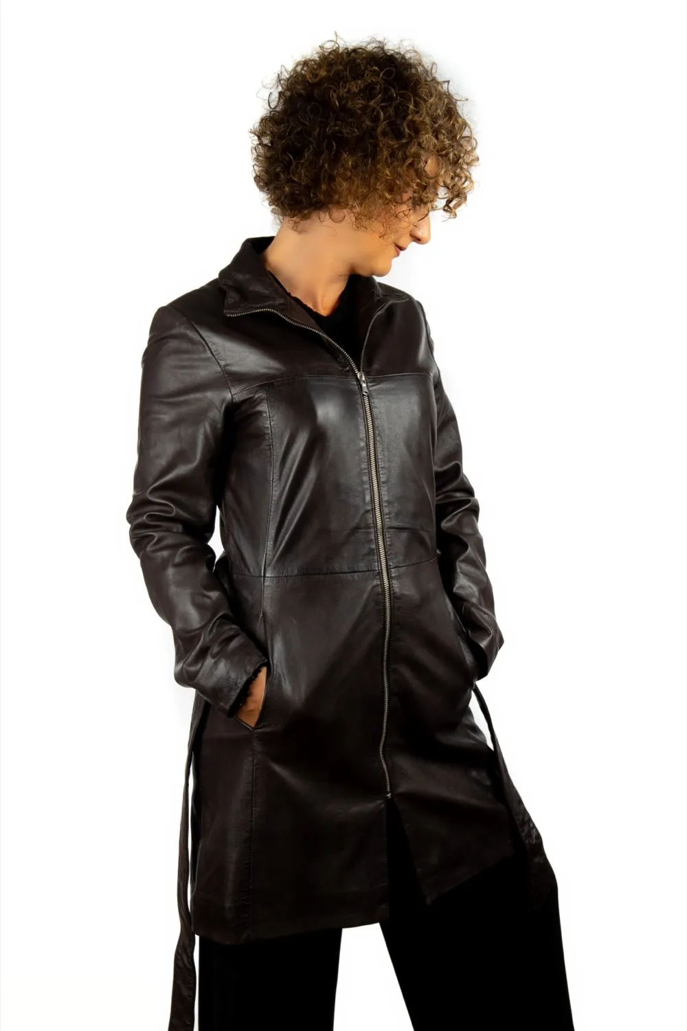 Levita de piel AMY