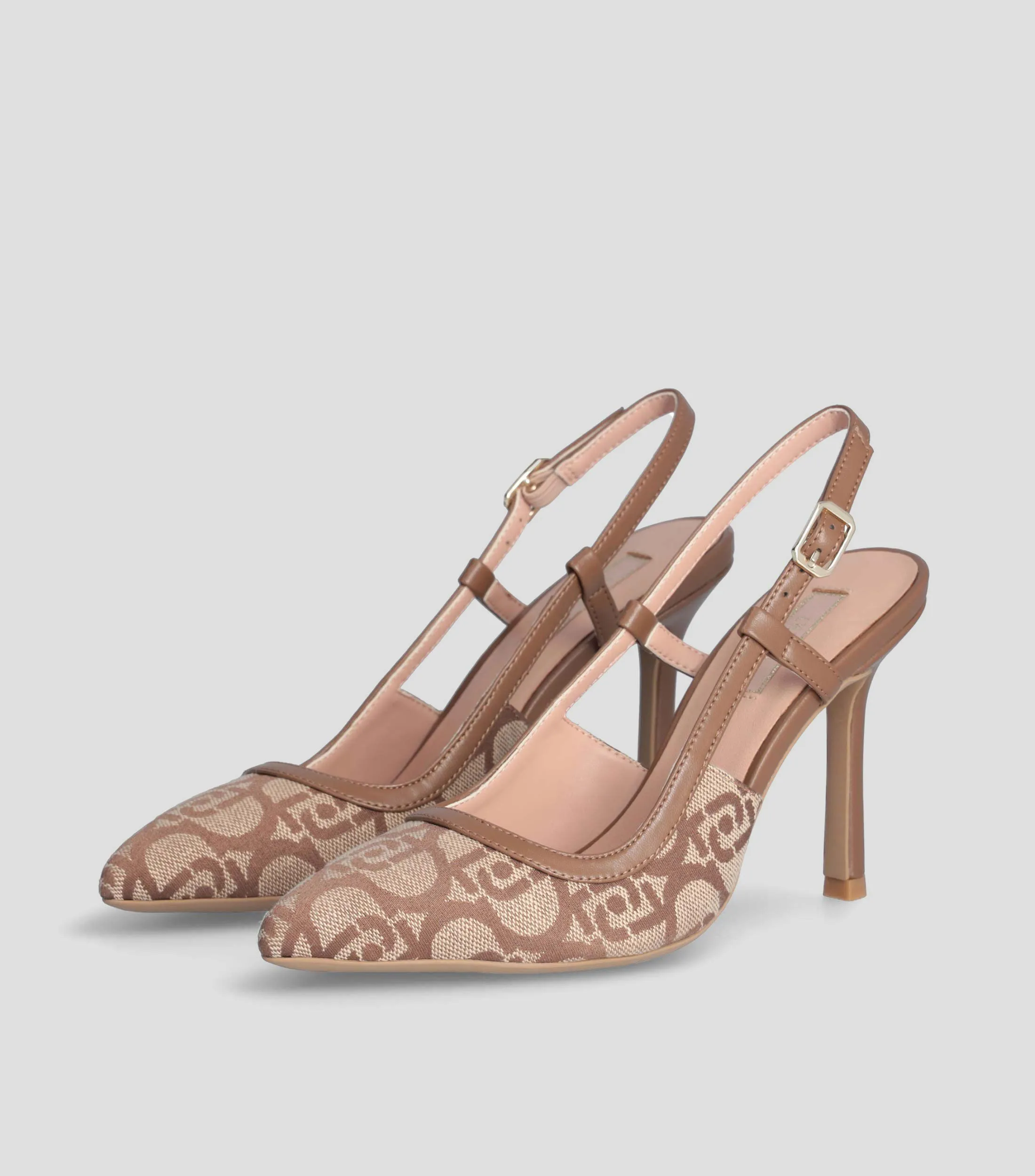 Liu Jo Zapatillas Slingback con tacón medio delgado Mujer