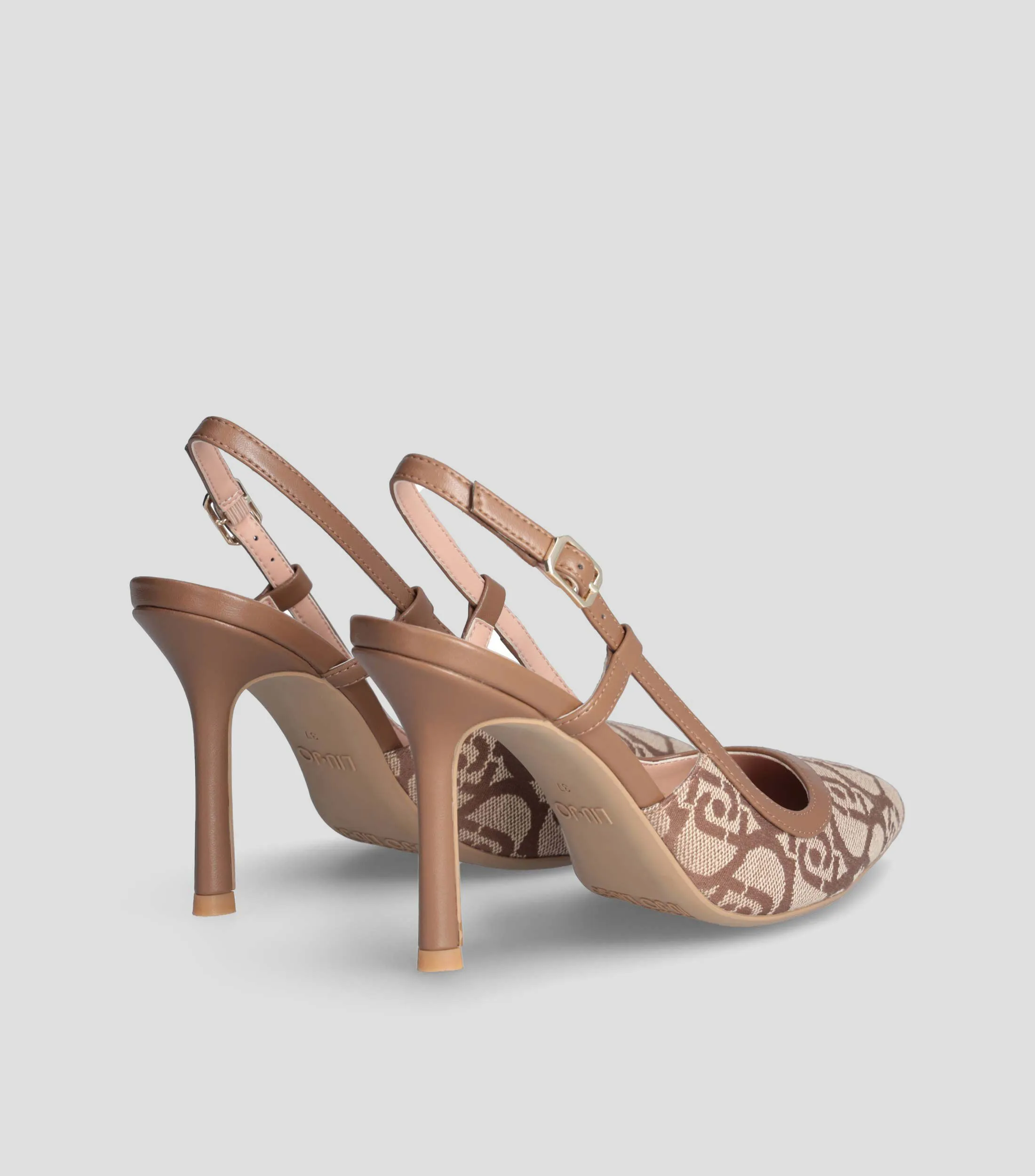 Liu Jo Zapatillas Slingback con tacón medio delgado Mujer