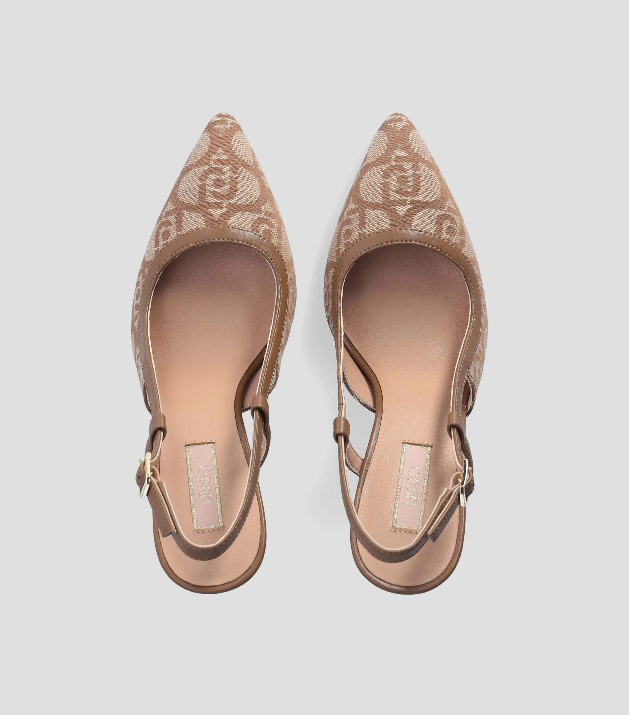 Liu Jo Zapatillas Slingback con tacón medio delgado Mujer