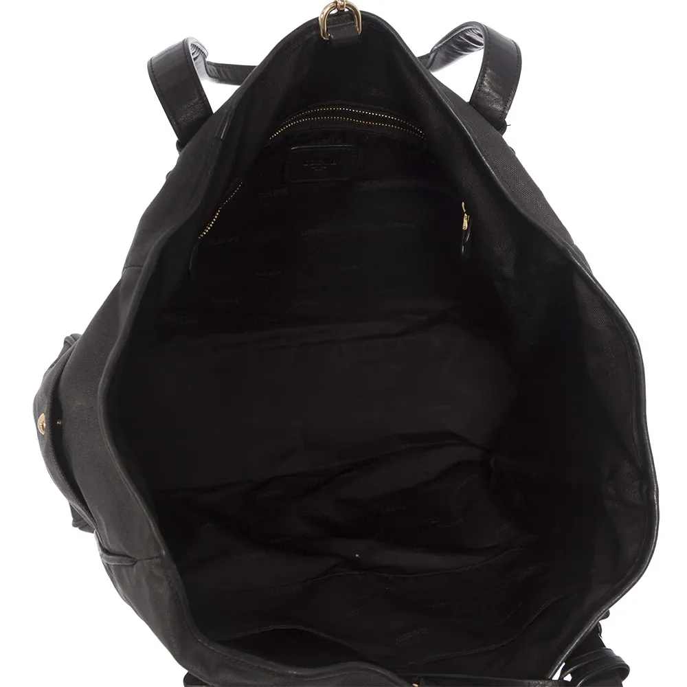 Loewe Bolso Negro Shopping Lona