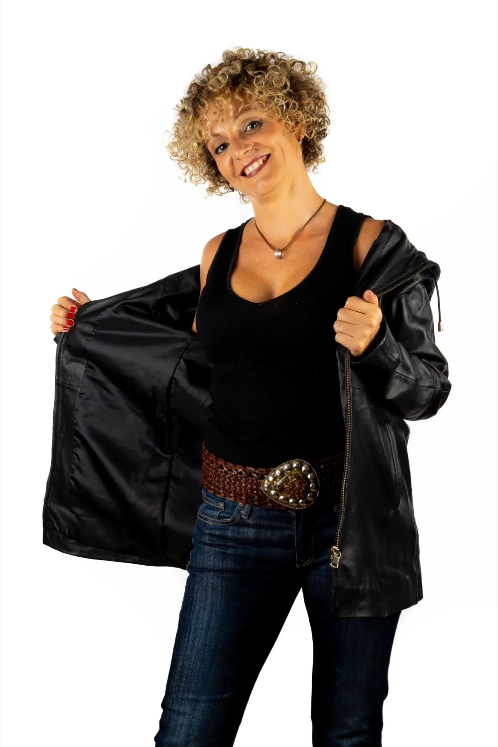 Lose Jacke mit Kapuze KIM