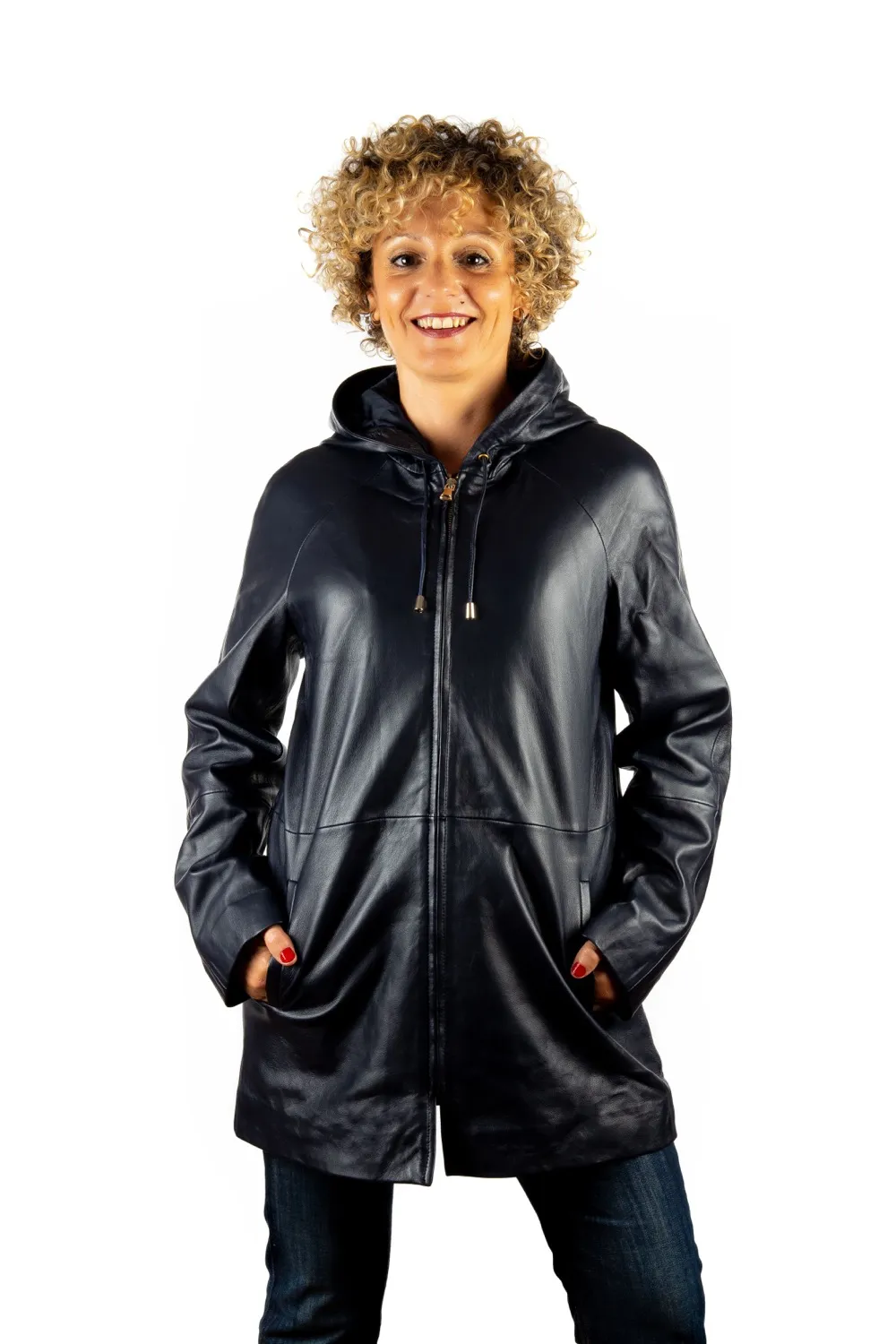Lose Jacke mit Kapuze KIM