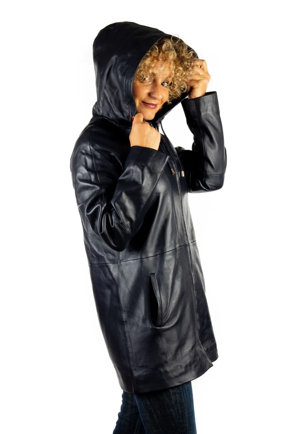 Lose Jacke mit Kapuze KIM
