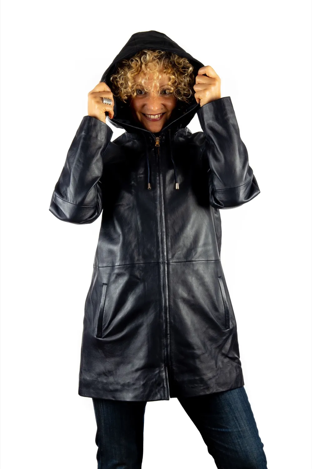 Lose Jacke mit Kapuze KIM