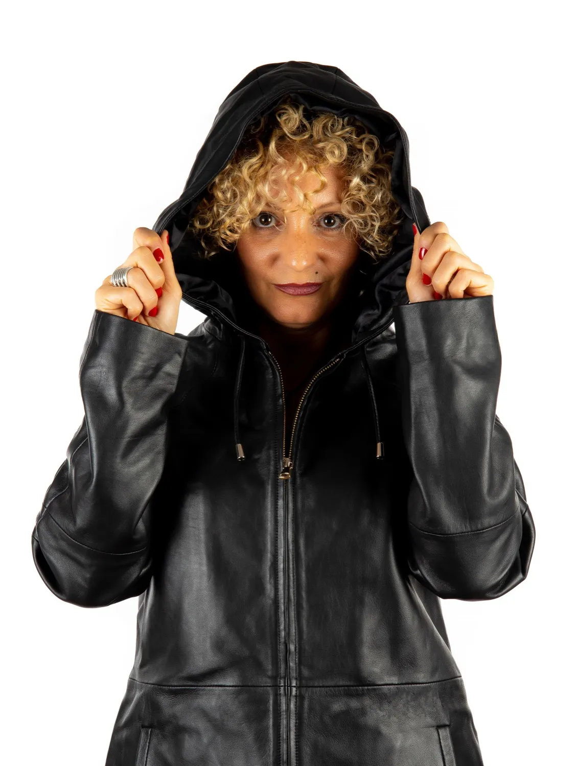 Lose Jacke mit Kapuze KIM