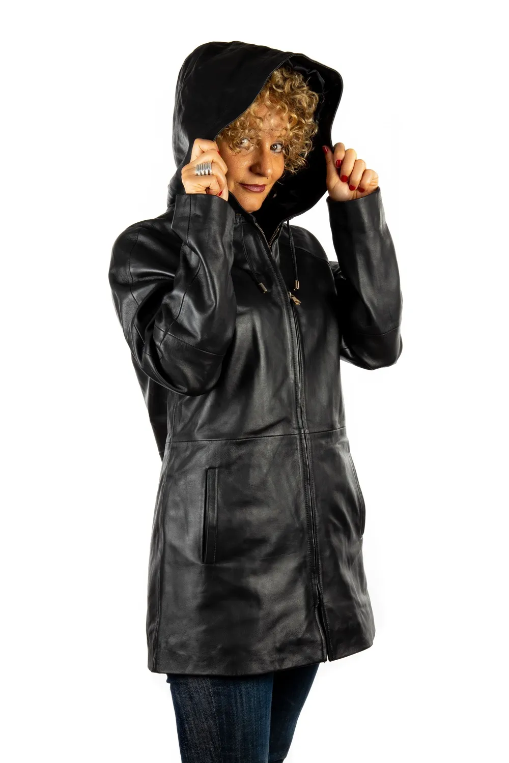 Lose Jacke mit Kapuze KIM