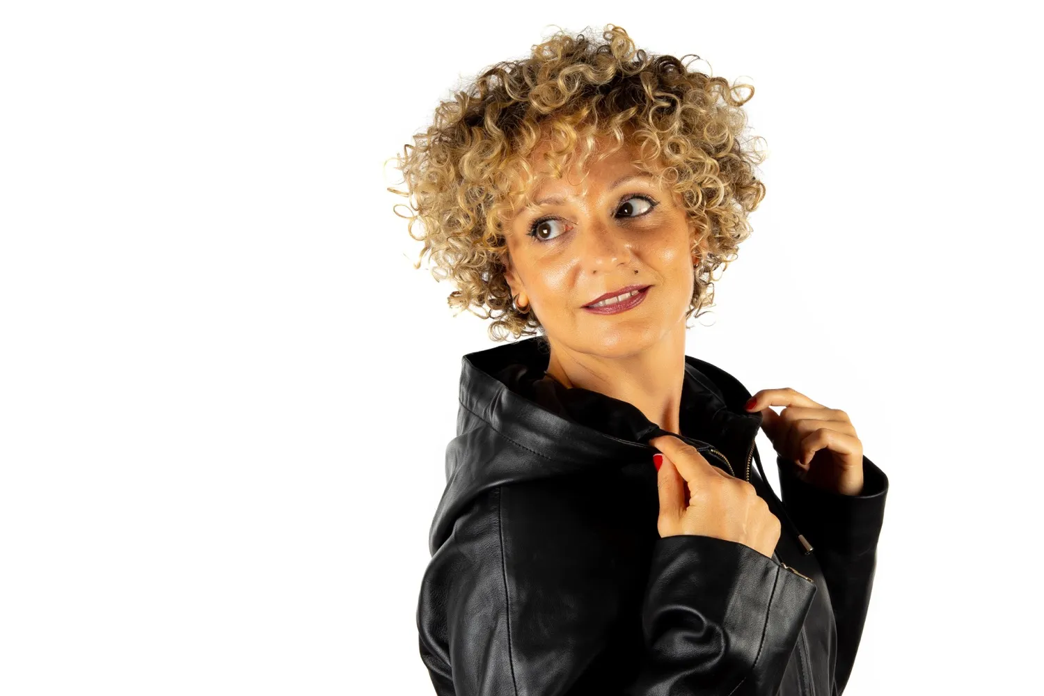 Lose Jacke mit Kapuze KIM