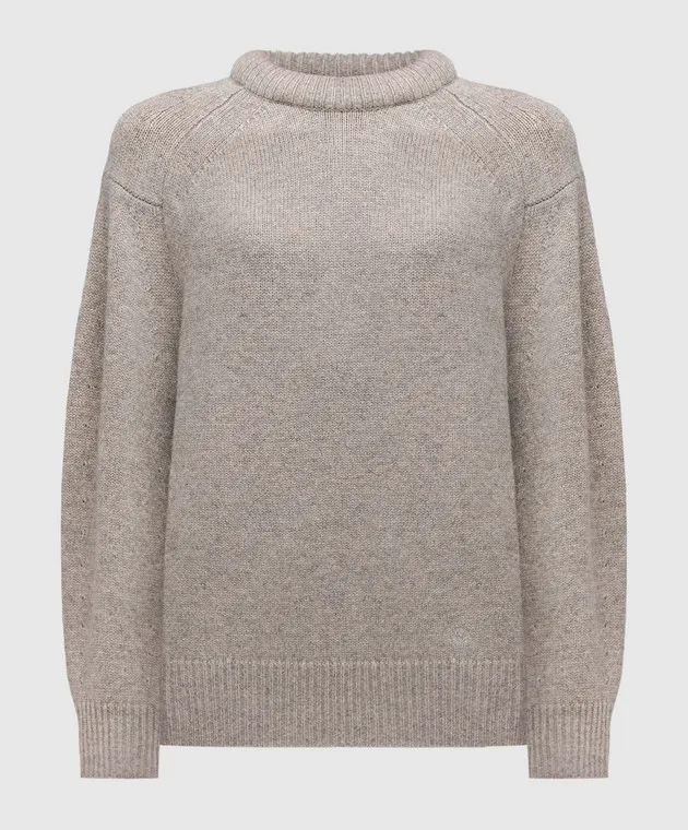 Lou Lou Studio Ratino brown wool and cashmere sweater
