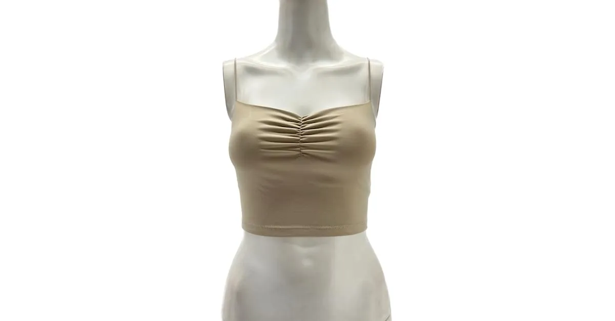 MADEWELL Camisetas.Poliéster Internacional S Beige 
