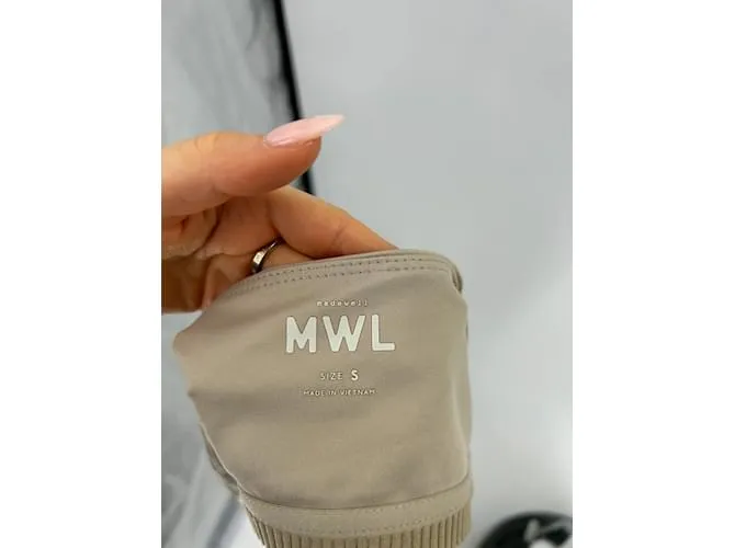 MADEWELL Camisetas.Poliéster Internacional S Beige 