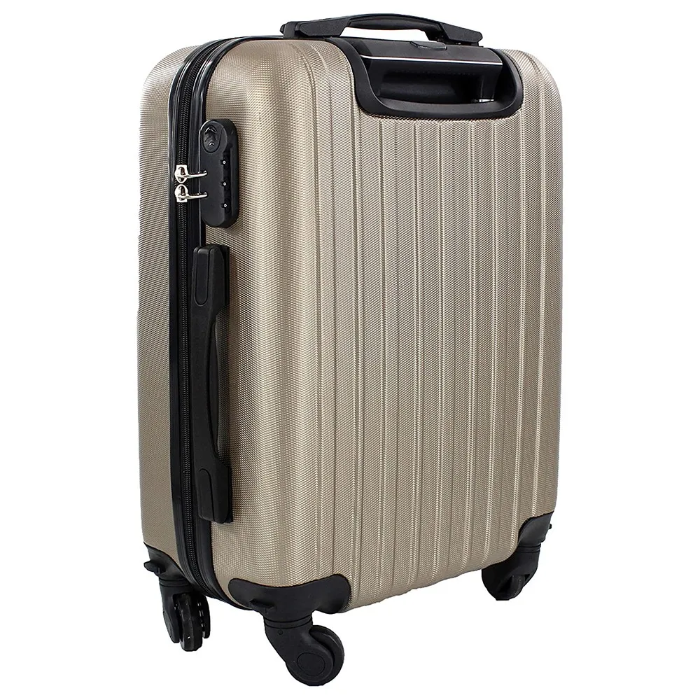 Maleta pequeña 55x35x20cm 37 litros de viaje equipaje de mano cabina para viajar Oro
