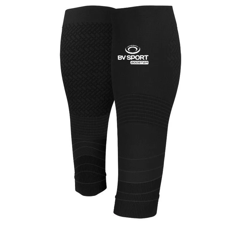 Manguito de compresión para pantorrilla BV sport Booster Elite Evolution (Negro)