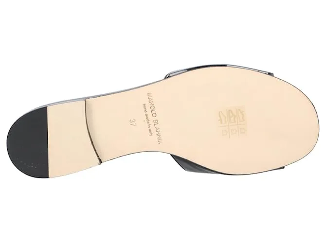 Manolo Blahnik Houramu Plano Gris 