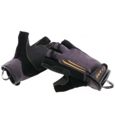 Manoplas de via ferrata Camp Start Fingerless (negro/gris)