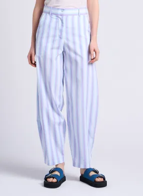 MARGAUX LONNBERG BEATTY - Pantalón recto de rayas en violeta