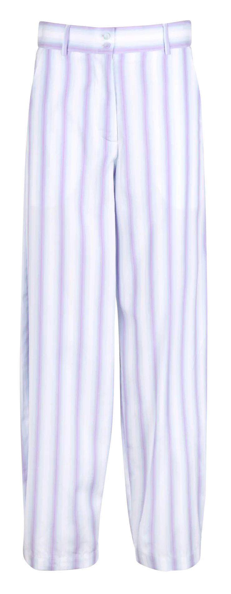 MARGAUX LONNBERG BEATTY  PANTALóN RECTO DE RAYAS EN VIOLETA