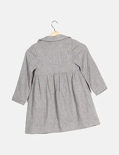 Mayoral Abrigo gris espiga