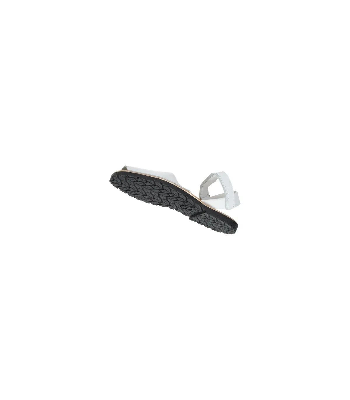Menorquina de velcro blanca