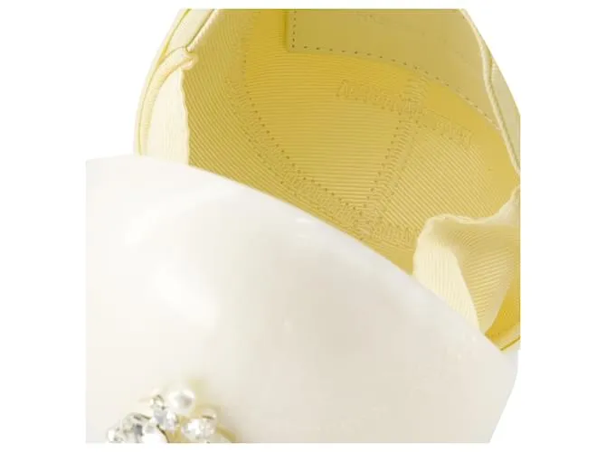 MICRO EGG CROSSBODY  SIMONE ROCHA  PVC  BEIGE CASTAñO 