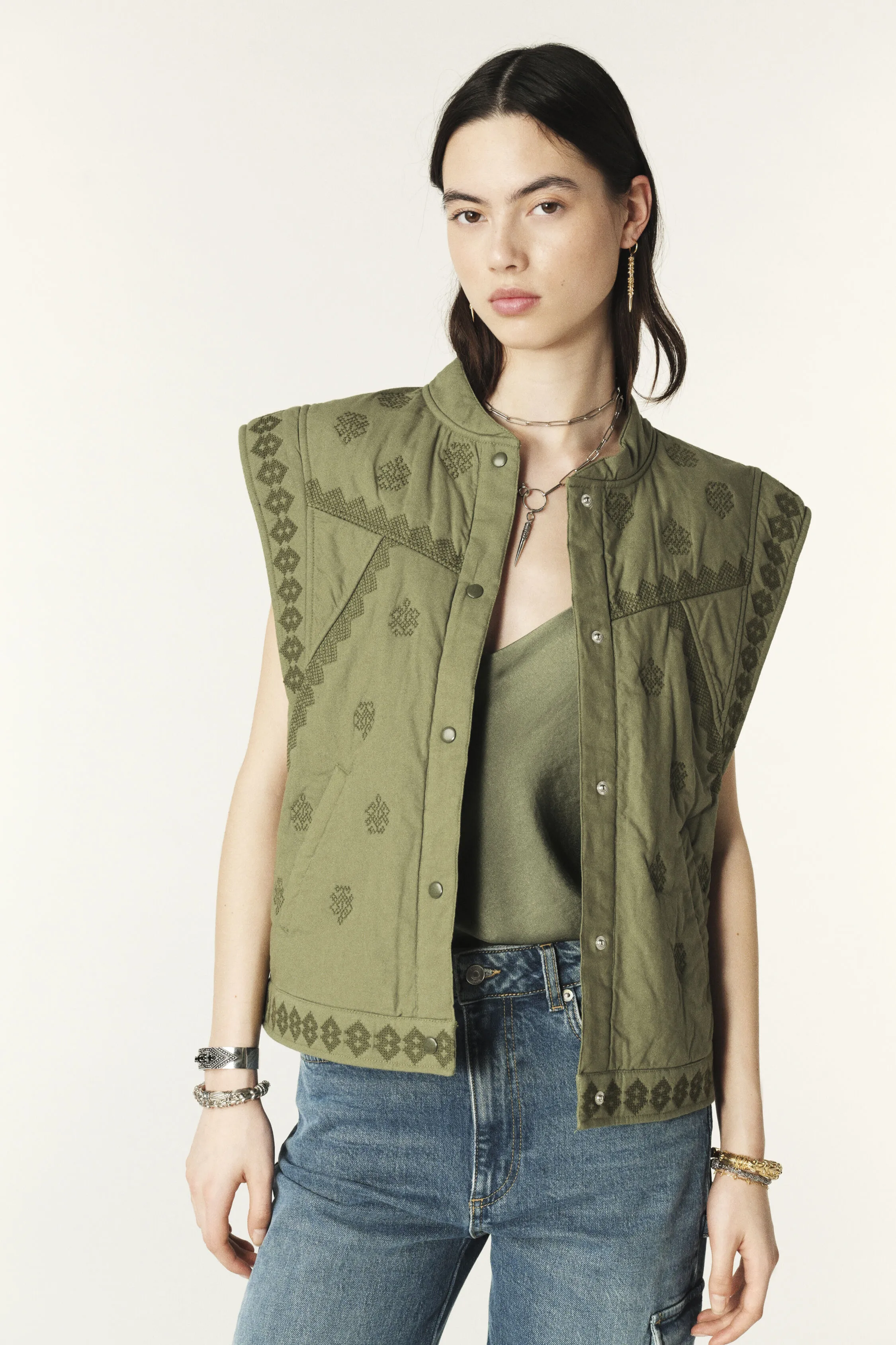 MINA chaqueta sin mangas