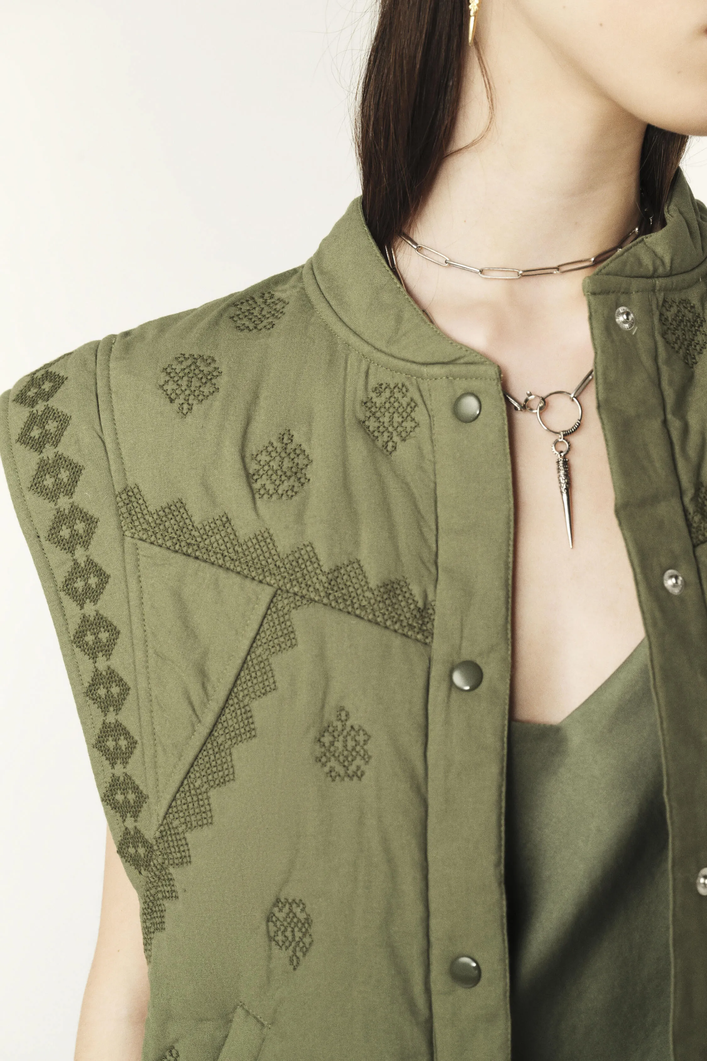 MINA chaqueta sin mangas