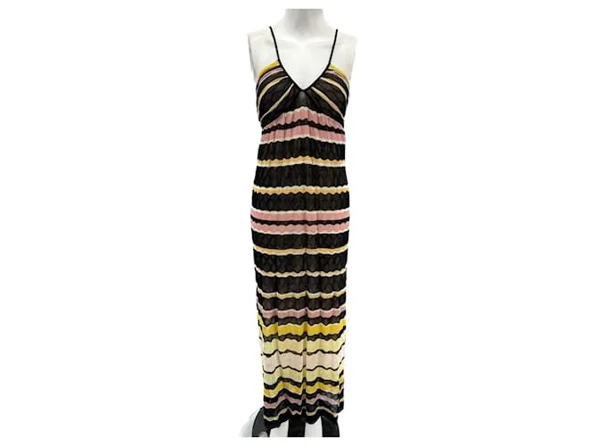 MISSONI Vestidos T.ÉL 40 Viscosa Negro 
