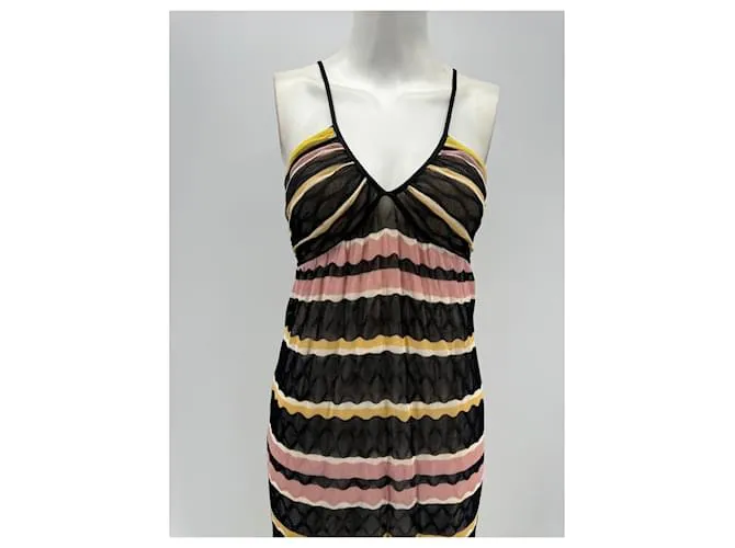 MISSONI Vestidos T.ÉL 40 Viscosa Negro 