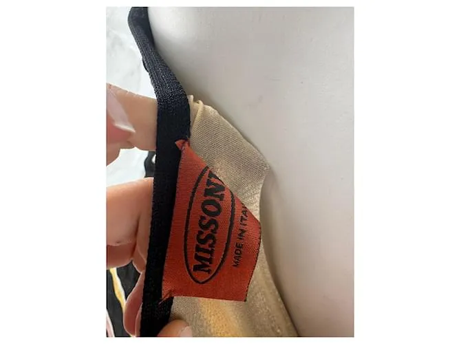 MISSONI Vestidos T.ÉL 40 Viscosa Negro 