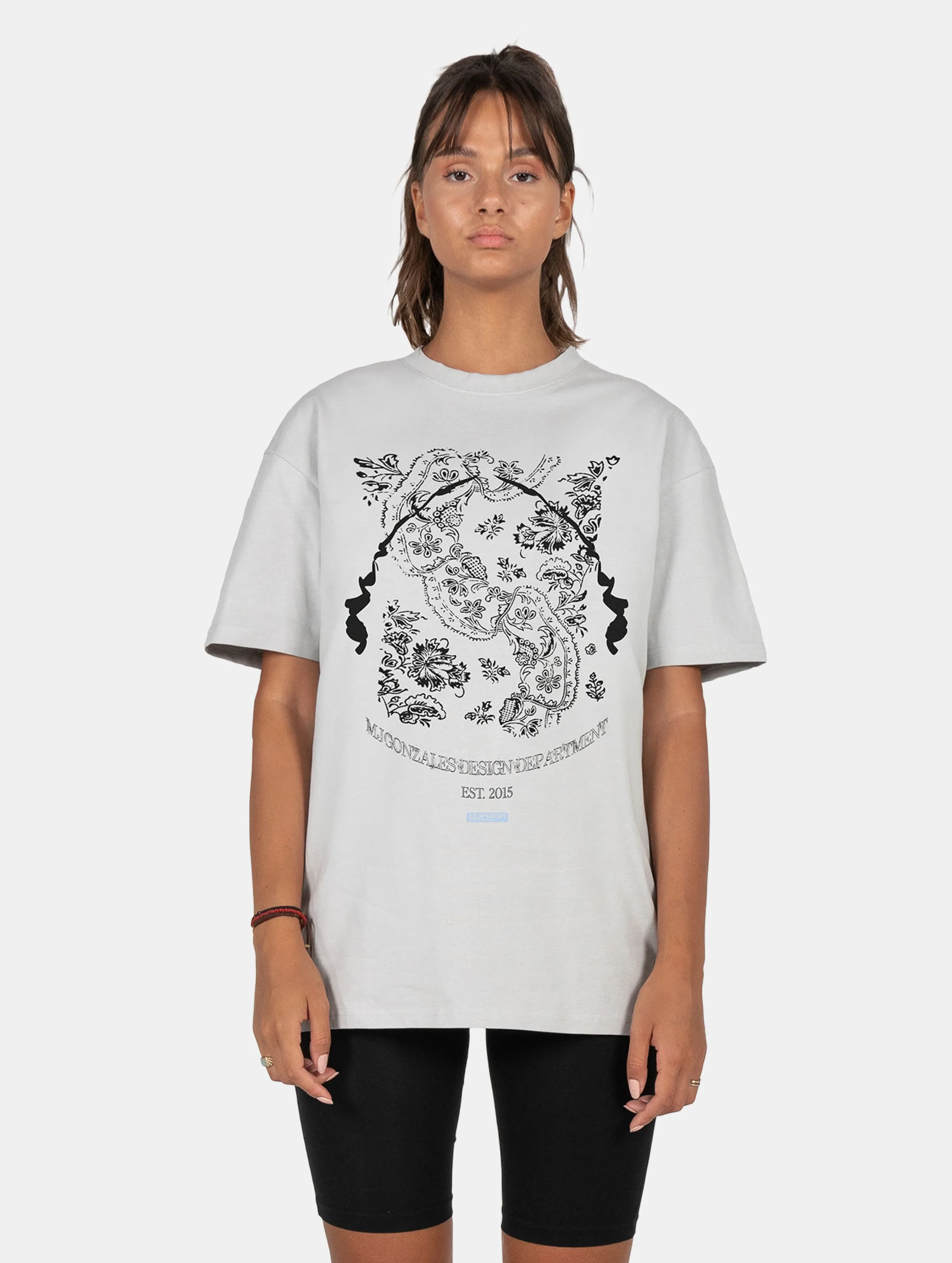 MJ GONZALES MJ GONZALES LADIES PAISLEY X HEAVY OVERSIZED TSHIRTS