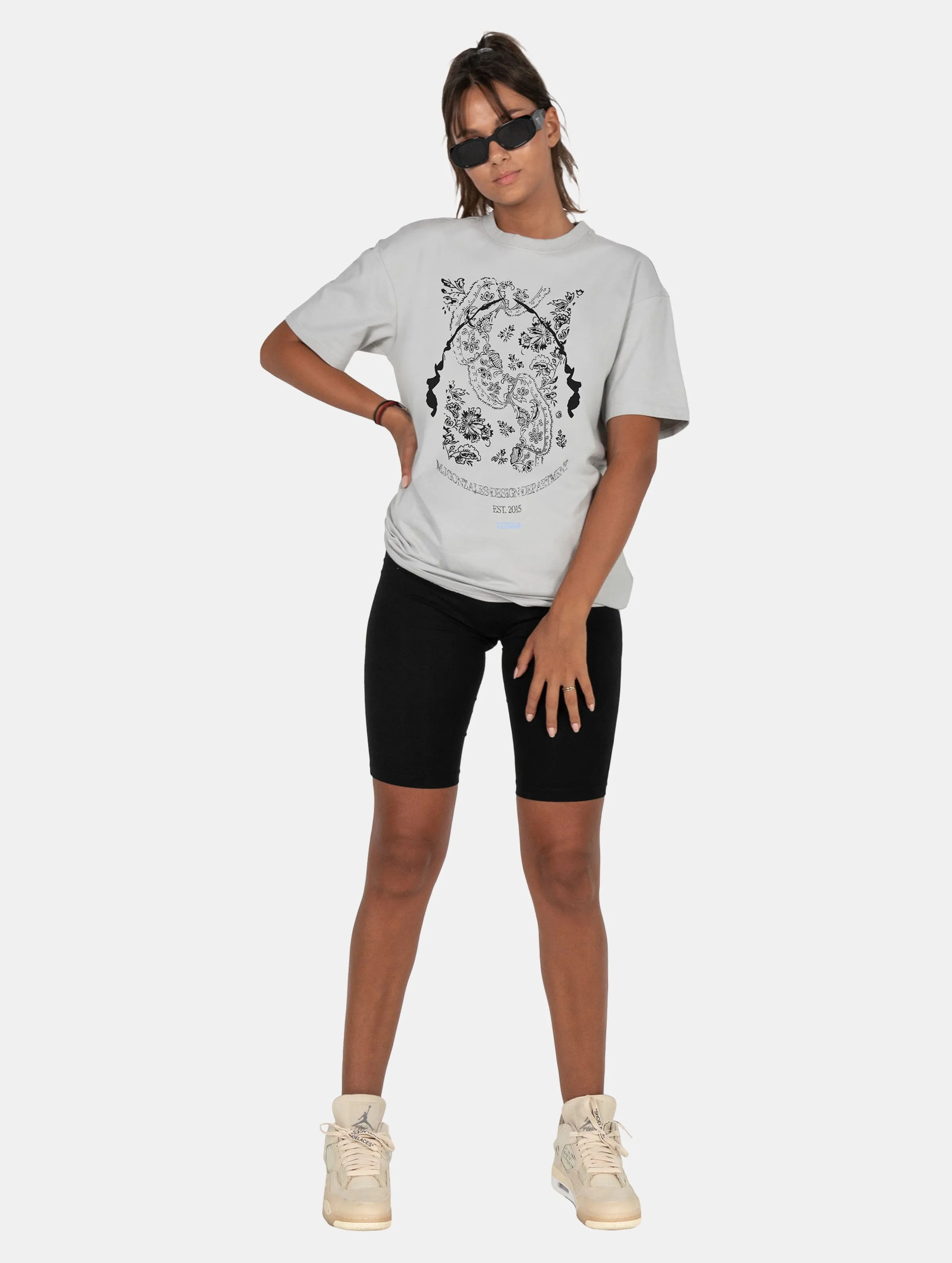 MJ GONZALES MJ GONZALES LADIES PAISLEY X HEAVY OVERSIZED TSHIRTS