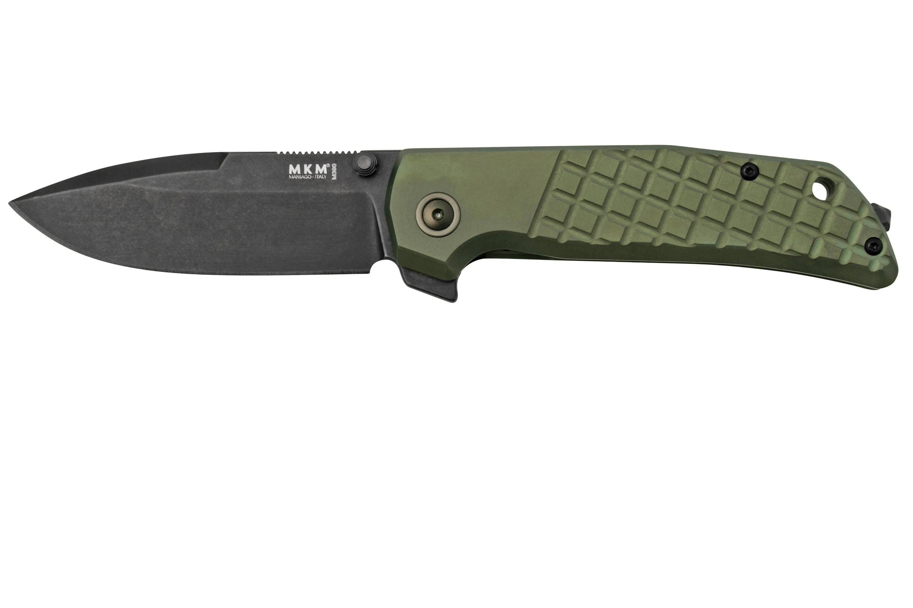 MKM MAXIMO MMTGRD GREEN ANODIZED TITANIUM NAVAJA, BOB TERZUOLA DESIGN