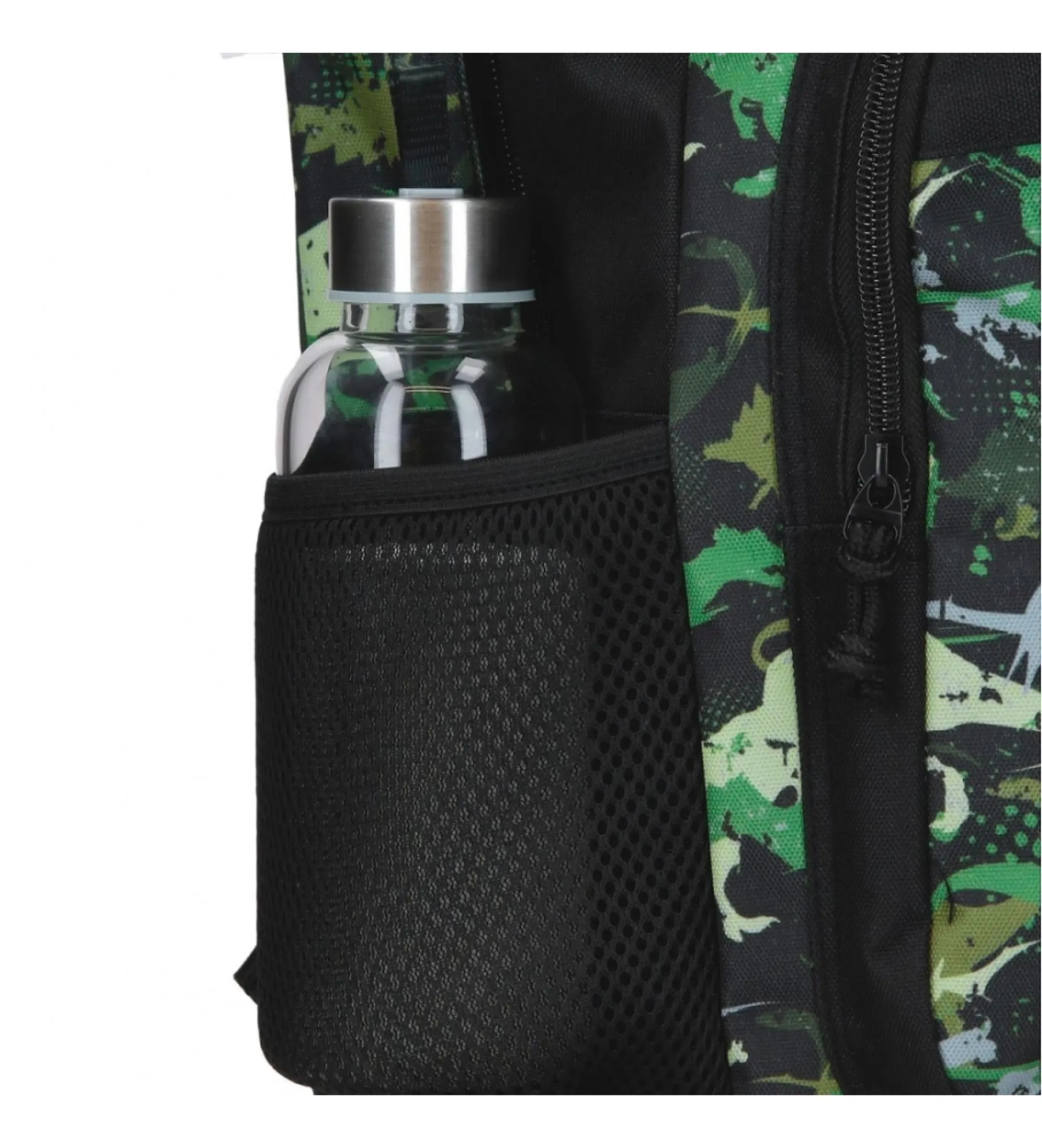 Mochila de guarderia Movom Raptors 25 cm con carro negro
