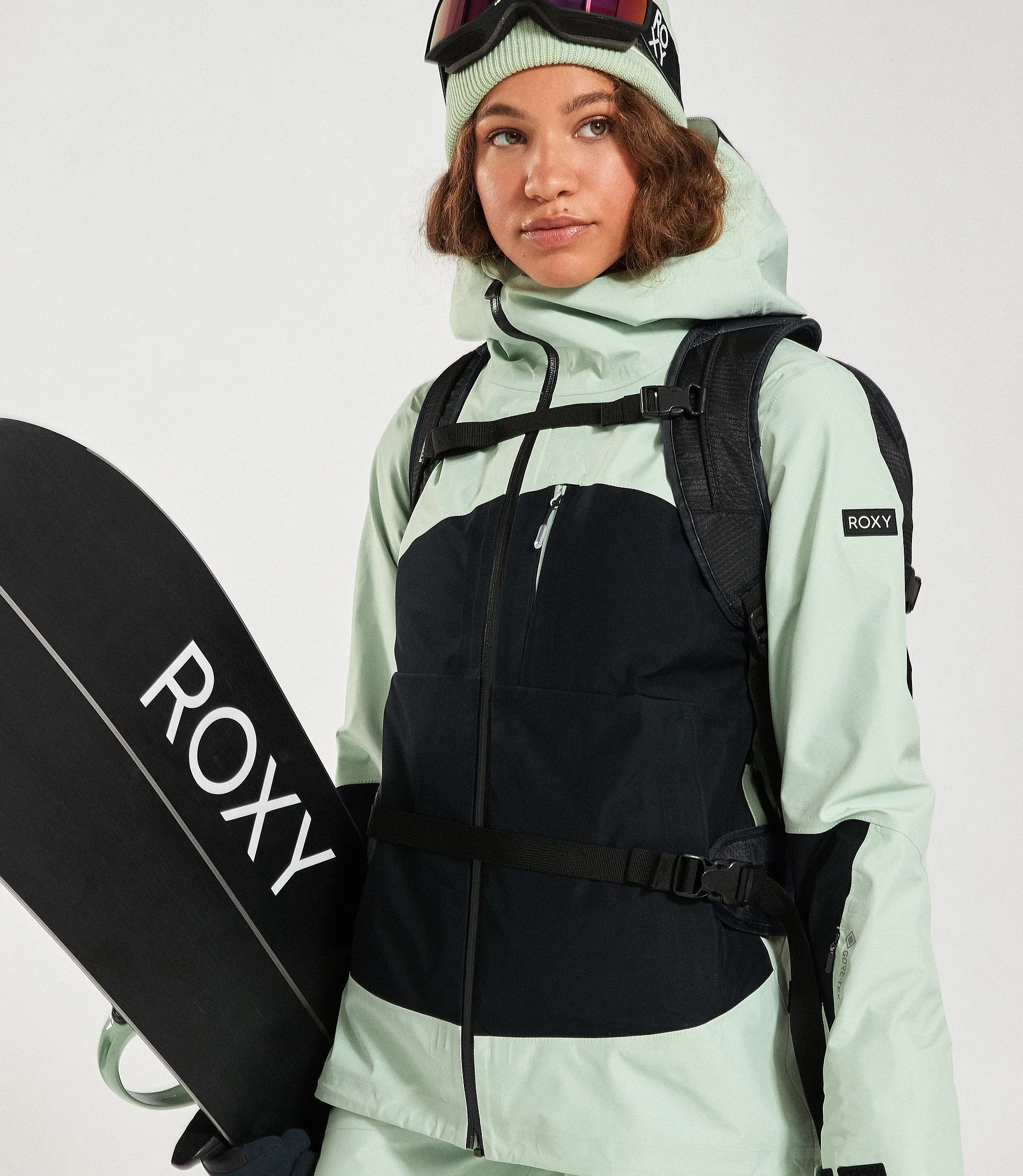 MOCHILA ROXY TRIBUTE BACKPACK  KVJ2/TRUE BLACK PANSY PANSY  WOMEN´S