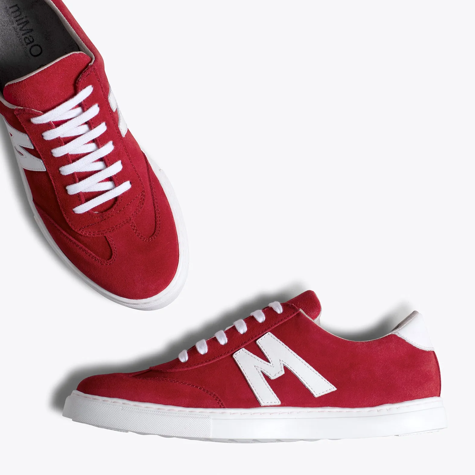 MÓNACO ZAPATILLAS DE HOMBRE ROJO
