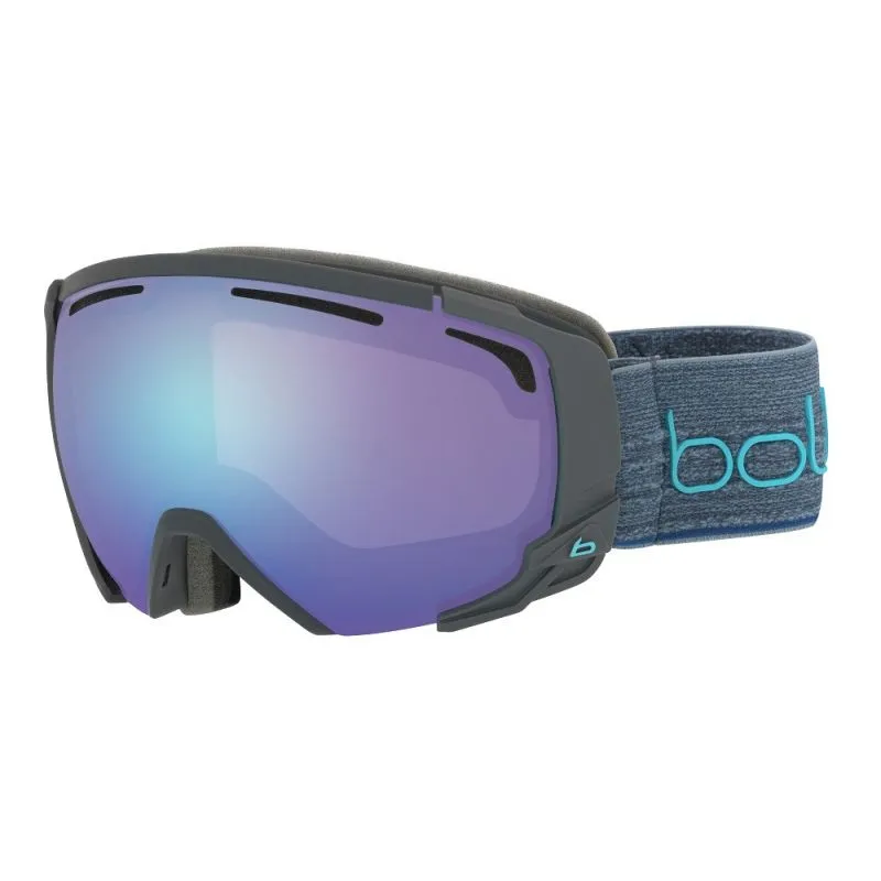 MáSCARA DE ESQUí BOLLé SUPREME OTG (GRIS OSCURO AZUL MATE  AZURE  CAT 2)