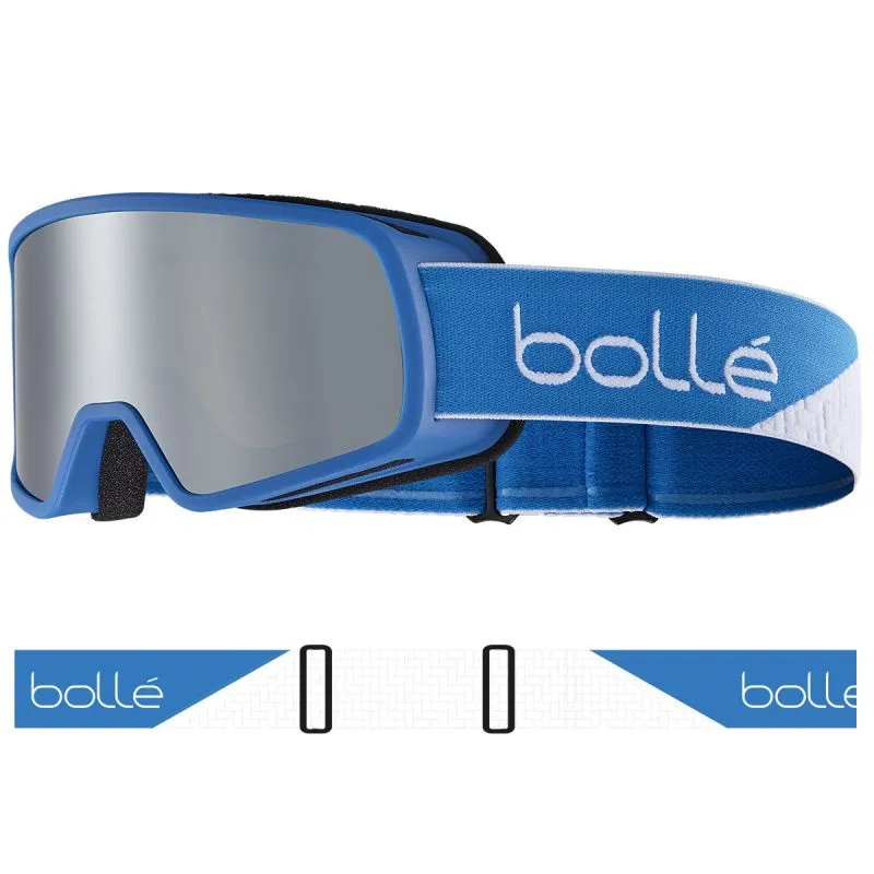 MáSCARA ESQUí BOLLé NEVADA JR (RACE BLUE MATTE  BLACK CHROME  CAT 3)
