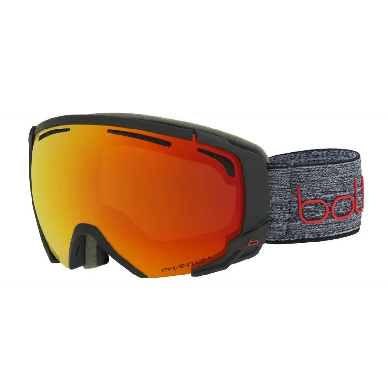MáSCARA ESQUí BOLLé SUPREME OTG (GRIS OSCURO ROJO MATE  ROJO FUEGO FANTASMA  FOTOCROMáTICO)