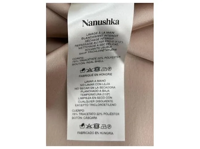 NANUSHKA Tops T.International S Sintético Beige 