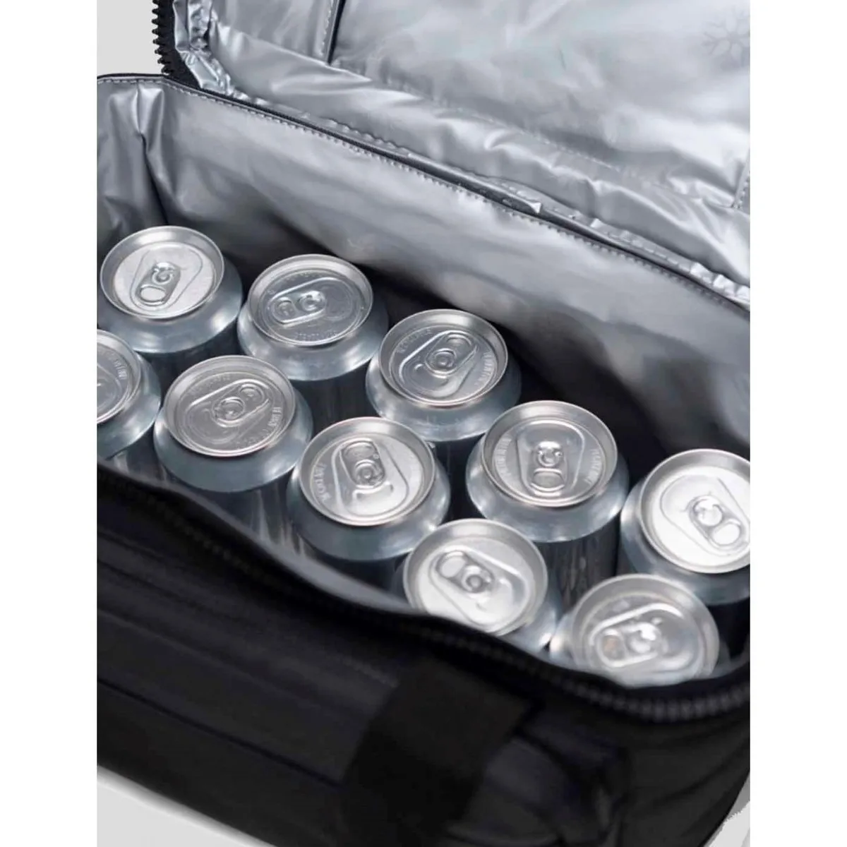 NEVERA  POP QUIZ COOLER 12 PACK RAVEN CROSSHATCH