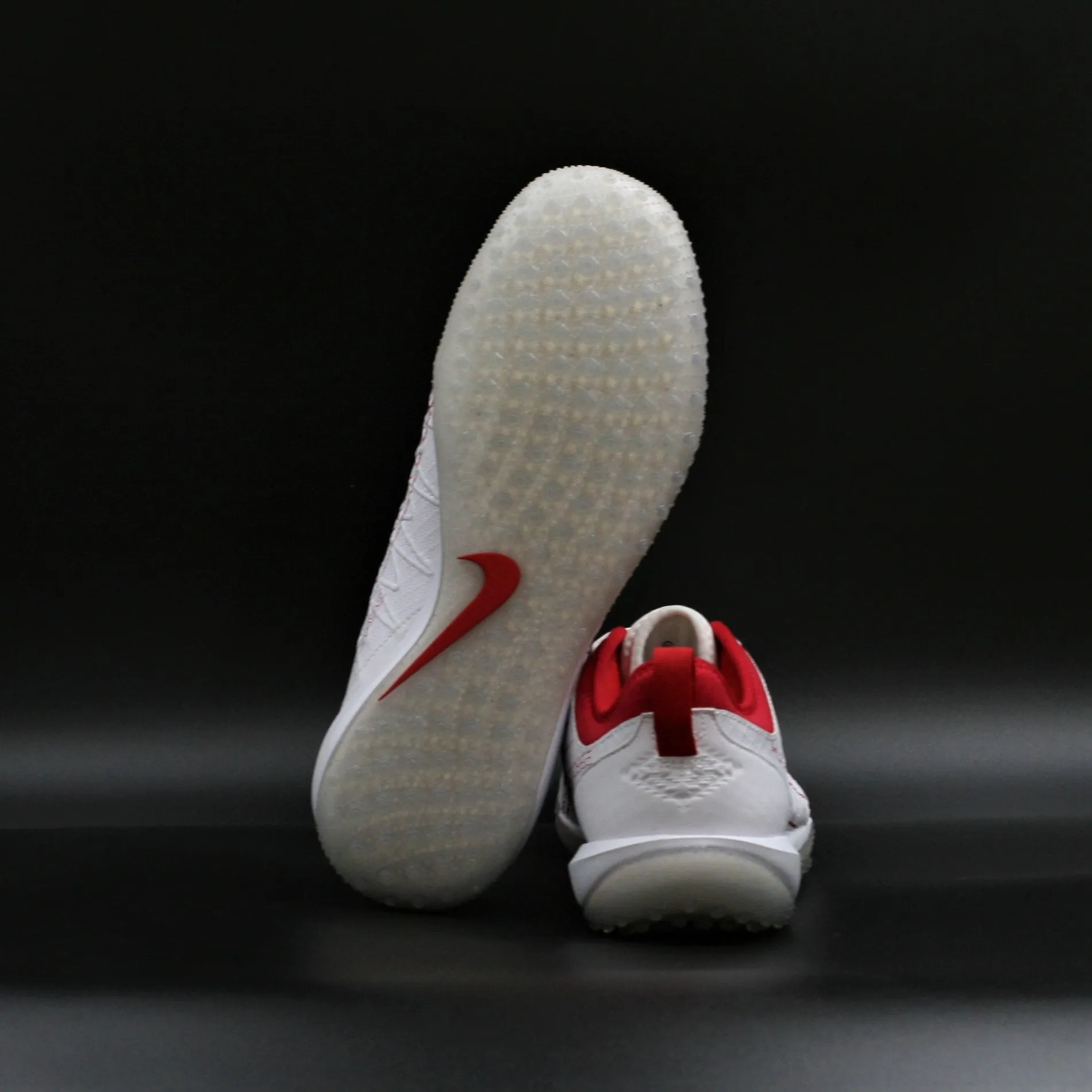 Nike Alpha Huarache 7 Pro Turf White Red Zapatillas Hombre Fútbol