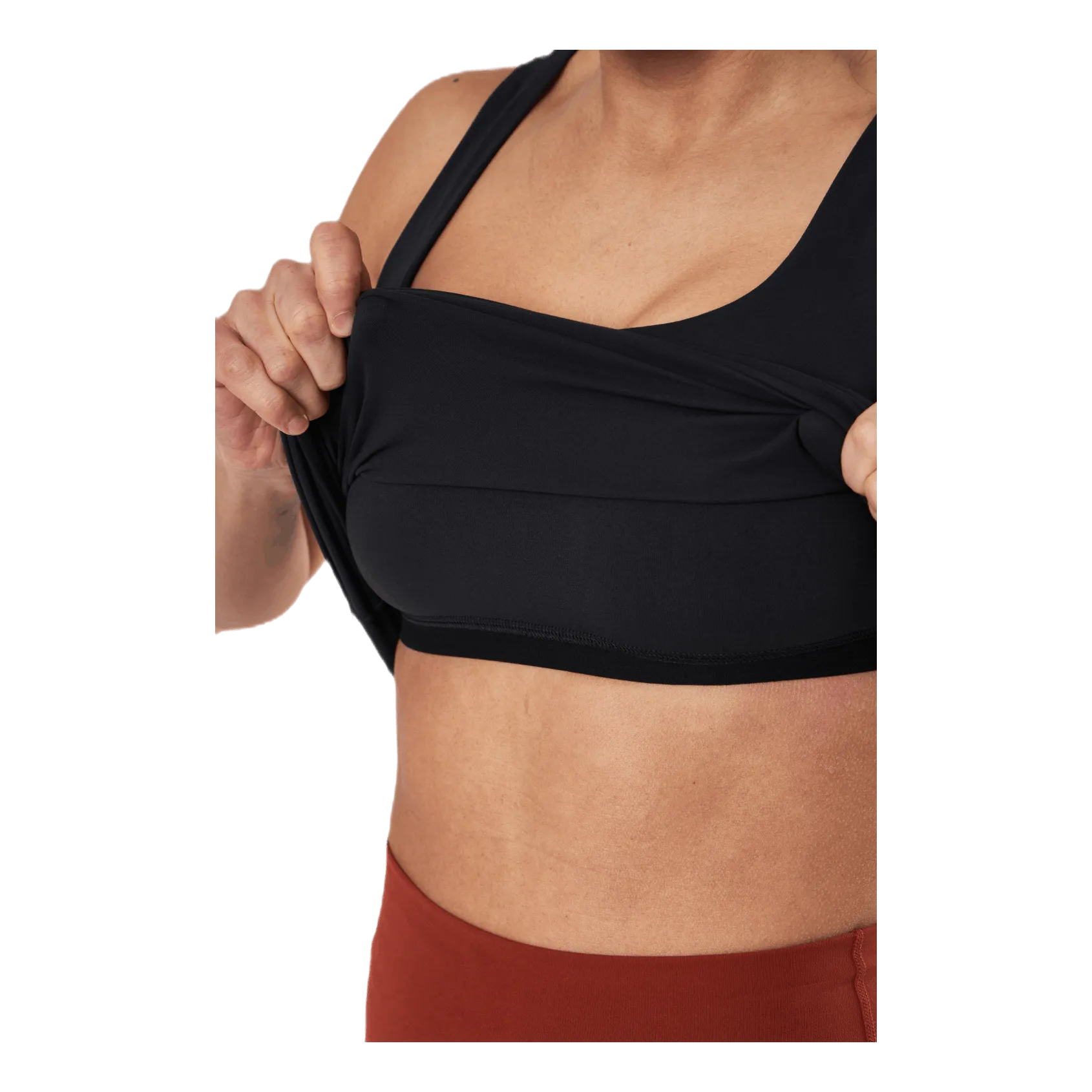 Nike Yoga Luxe Tank Black/Grey