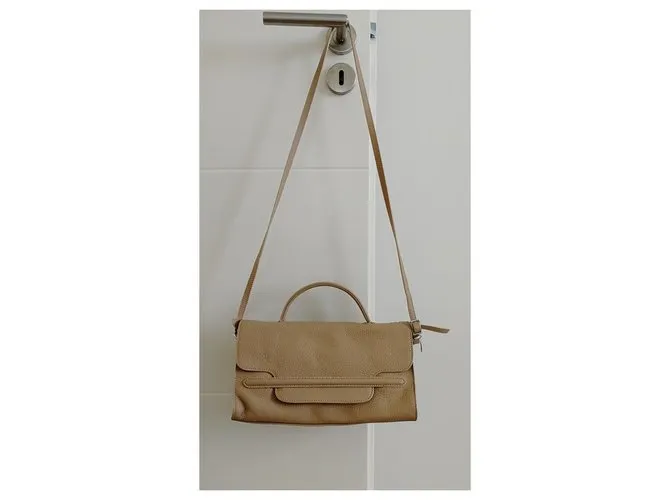 Nina S cachemira Pura Zanellato color Paglia Beige 