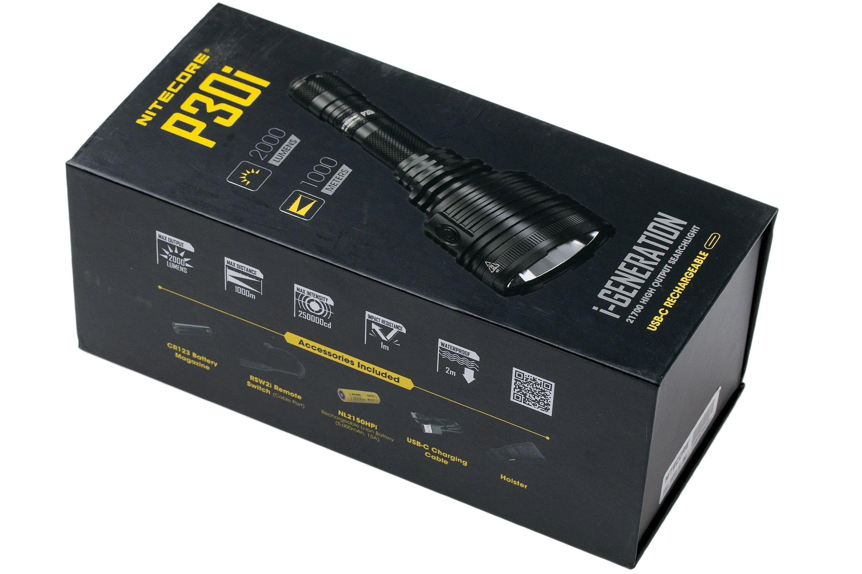 Nitecore P30i linterna recargable, 2000 lúmenes