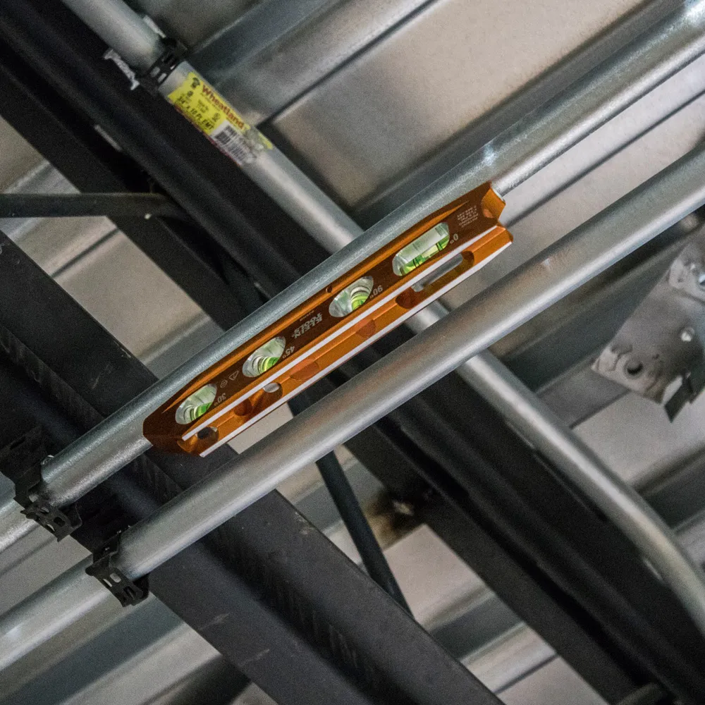 Nivel torpedo de aluminio billet, imán de tierra rara