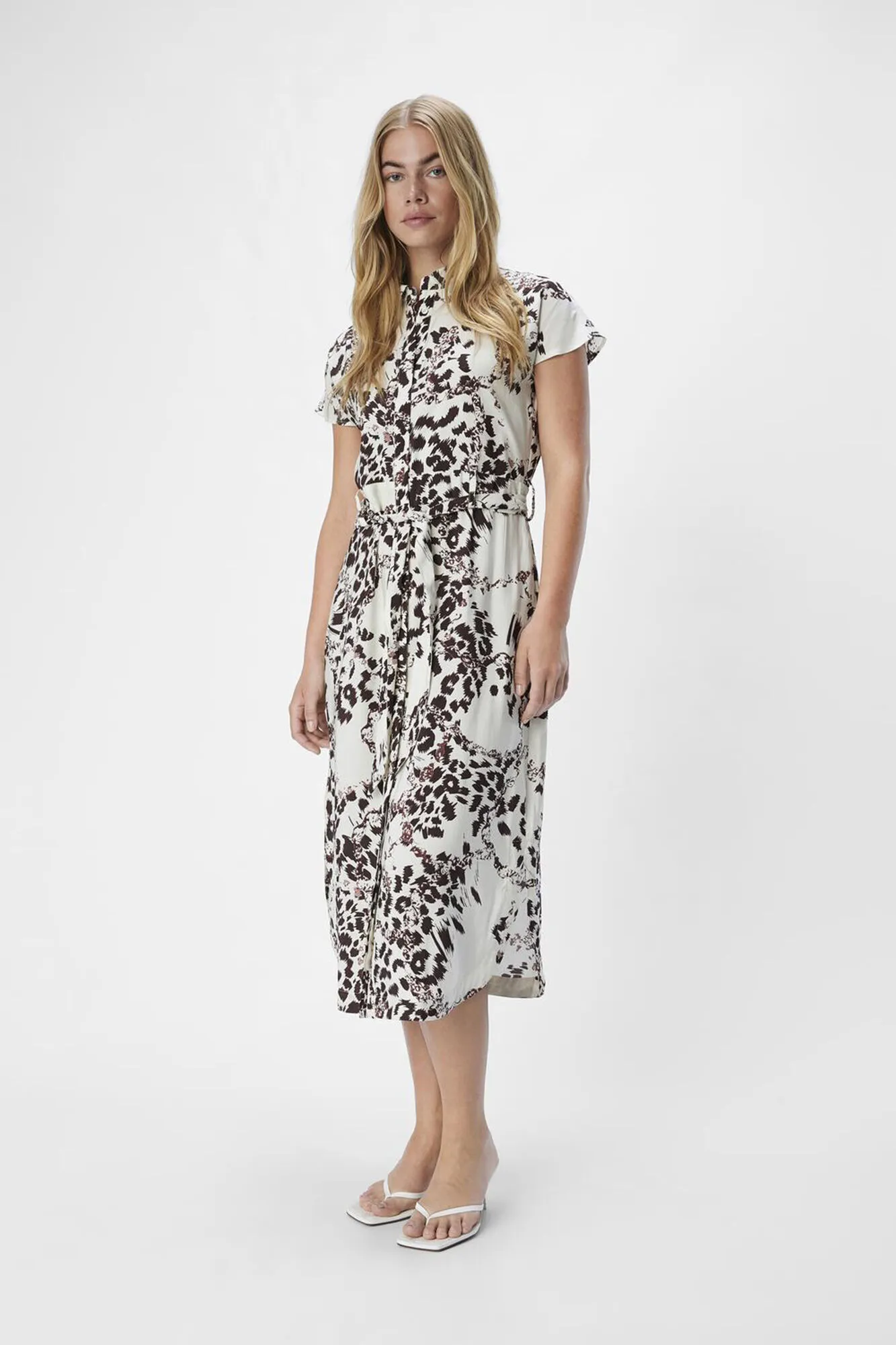 Object Vestido camisero manga corta