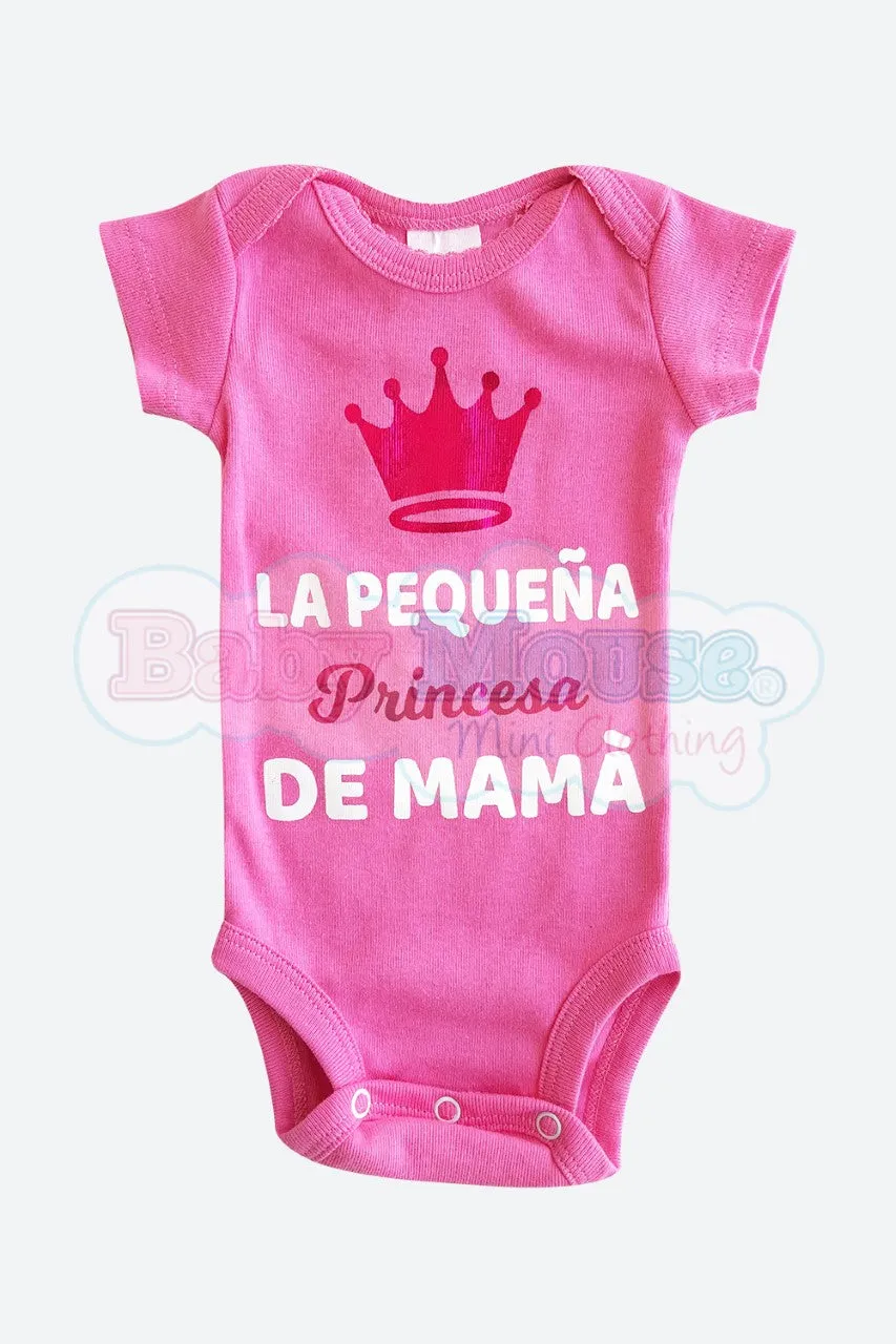 Paalero Manga Corta Nia. Princesa de mamá