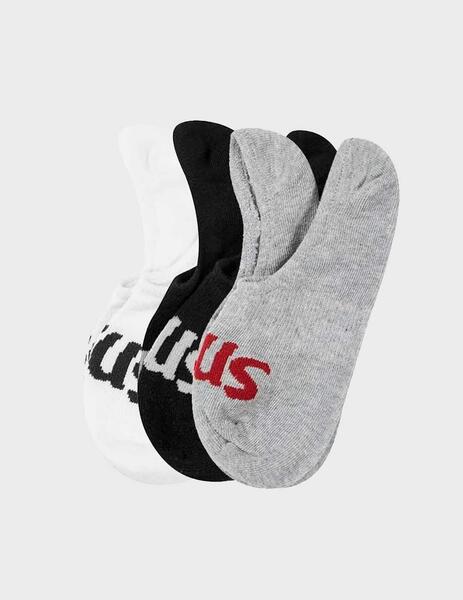 Pack 3 Calcetines Deus Ex Machina Curvy No Show multicolor