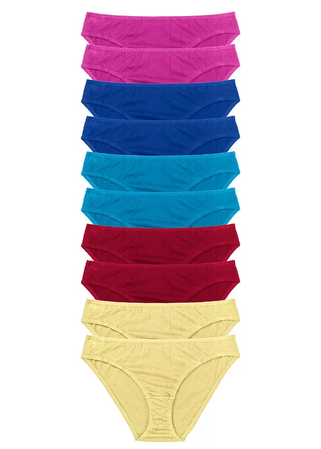 PACK DE 10 BRAGAS MULTICOLORFUCSIA